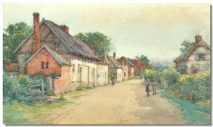 A Village Scene by Creswick Boydell