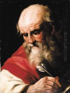 A Study Of Saint Mark (?) by Agostino Scilla