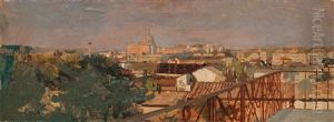 The Rooftops Of Rome by Giuseppe Patti Sciuti