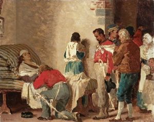La Morte Di Anita Garibaldi by Giuseppe Patti Sciuti