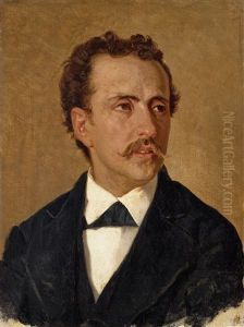 Ritratto Morisani by Giuseppe Patti Sciuti