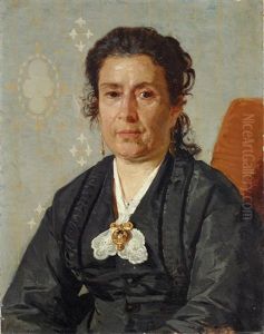 Ritratto Della Madre by Giuseppe Patti Sciuti