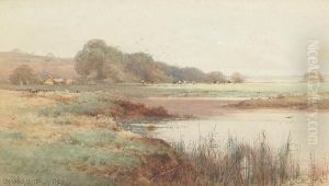 A Pair Of River Landscapes. by Creswick Boydell