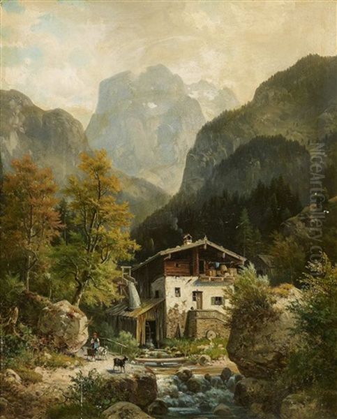 A Mill Near Worgl, Tyrol - view 1