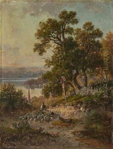 Shepherd At Lake Starnberg Shepherd At Lake Starnberg