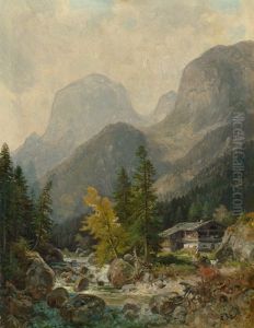 Auf Dem Weg Nach Hintersee (wildbach Im Berchtesgadener Land)