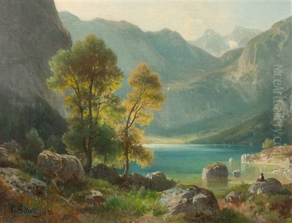 Am Obersee In Den Berchtesgadener Alpen - view 1