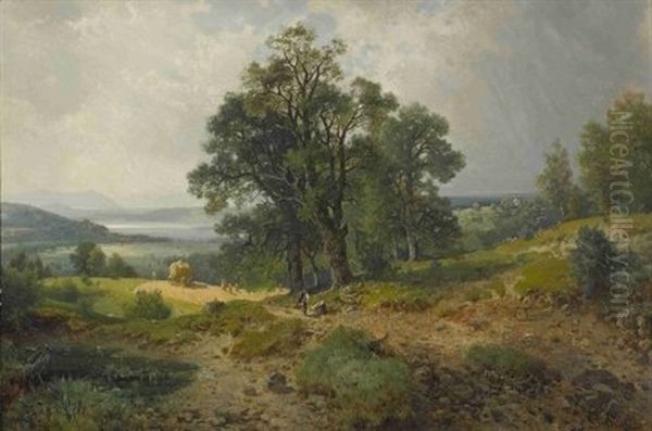 Sommerlandschaft Mit Blick Auf Den Pilsensee - view 1