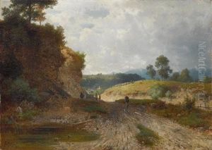 Landstrase In Vorgebirgslandschaft