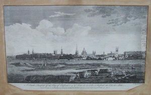 A South Prospect Of The City Of Oxford by John Boydel
