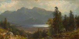 Blick Auf Den Kochelsee
