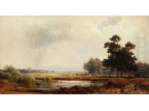 Voralpenlandschaft by Ludwig Sckell