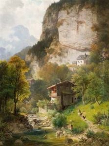 Bauerngehoft Am Gebirgsbach