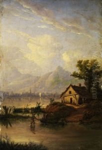 Uferlandschaft An Einem Bayerischen See