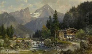 Blick Auf Den Watzmann