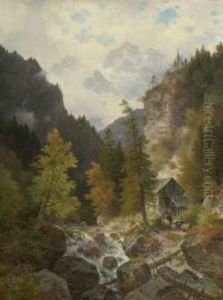 Gebirgsbach by Ludwig Sckell