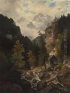 Landschaft Im Hochgebirge