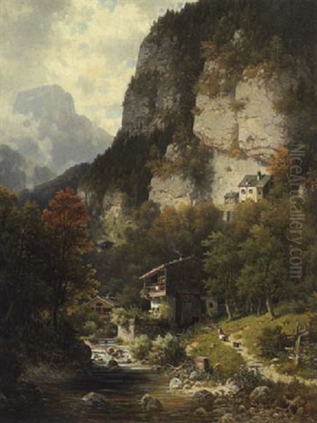 Gebirgstal (gasthaus Weber An Der Wand Bei Oberaudorf) - view 1