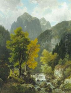 Wildbach Im Gebirgstal (bei Worgl In Tirol?)