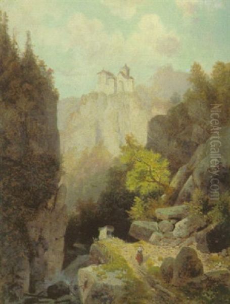 Gebirgsschlucht - view 1
