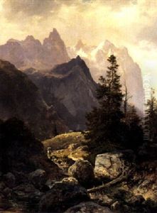 Ansicht Des Wetterhorns Vom Schwarzwald by Ludwig Sckell