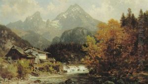 Alpenmotiv by Ludwig Sckell
