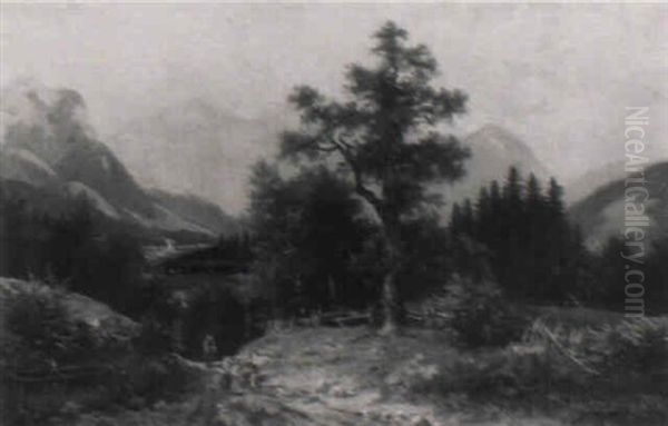 Bauernhaus Im Alpental (bei Tolz?) - view 1