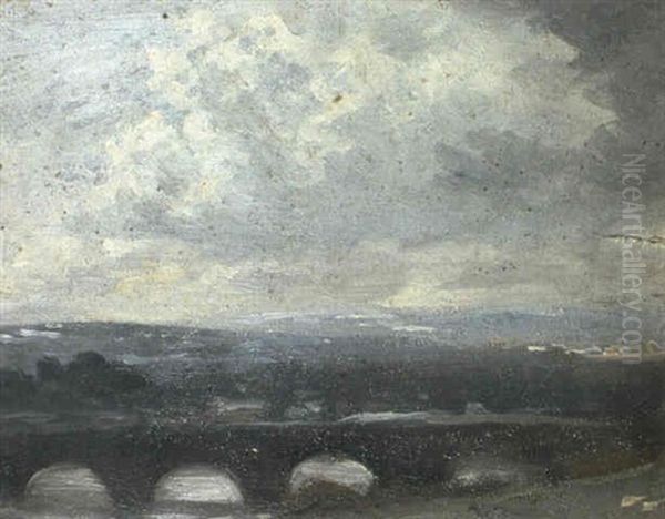 Gebirgslandschaft Mit Bach - view 1
