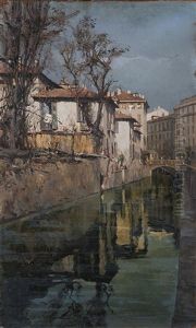 Ponte Di Monforte, Naviglio San Damiano by Alfredo Scocchera