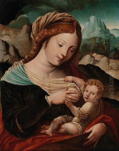The Madonna Lactans by Jan Van Scorel