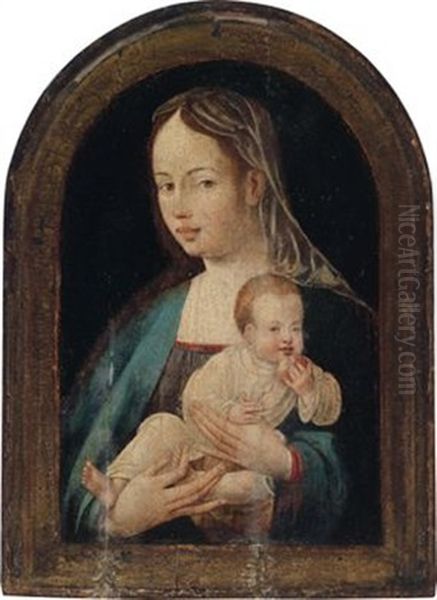 Madonna Mit Dem Einen Apfel Haltenden Kind - view 1