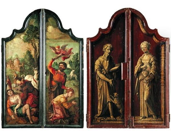 Saint Roch (+ Marie Madeleine, Dbl-sided; 4 Works) - view 1