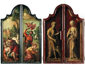 Saint Roch (+ Marie Madeleine, Dbl-sided; 4 Works) by Jan Van Scorel