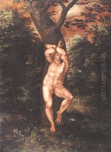Saint Sebastien by Jan Van Scorel