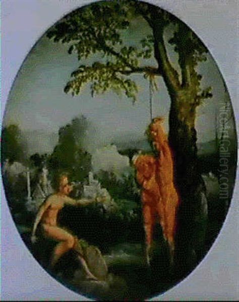 Apollon Et Marsyas - view 1
