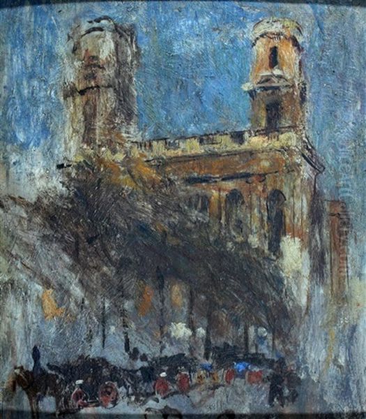 Place Saint Sulpice, Paris - view 1