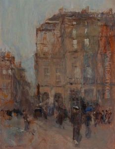 A Gray Day In Paris by Edwin Scott
