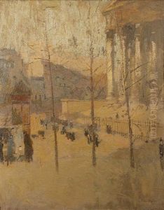 La Madeleine, (paris) At Dusk
