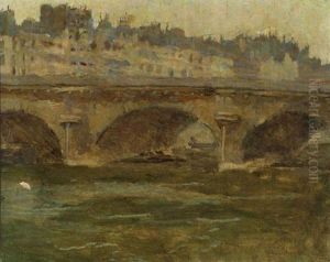 View Of The Pont Neuf, Paris by Frank Edwin Scott