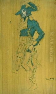 Portrait De Bonaparte En Egypte by George Gilbert, Sir Scott