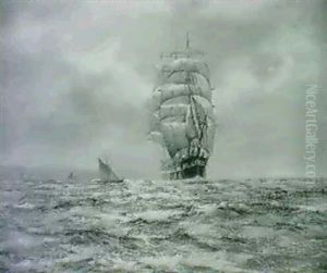 The Wool Clipper "ben Voirlich" by Henri Louis Scott