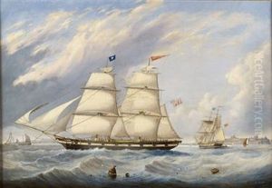 Bringing Elizabeth Anne Into Position Off Tynemouth