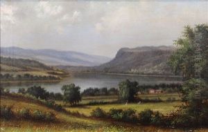 White Mountains River Scene by John White Allen Scott