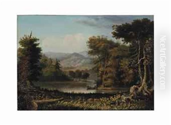 Fishing On The River - view 1