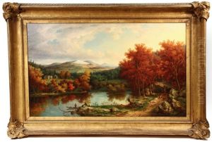 View Of The White Mountains Of New Hampshire by John White Allen Scott