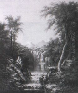 Landscape With Waterfall