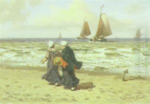 At Katwijtz by Robert Bagge Scott