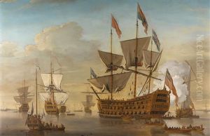Navire De Guerre A Trois Ponts, Traditionnellement Identifie Comme Le Royal William