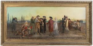 News From Paris - - Death Of The King by William Bell Scott