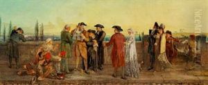 News From Paris-- Death Of The King by William Bell Scott